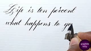 Life is ten percent...,!!! good quote