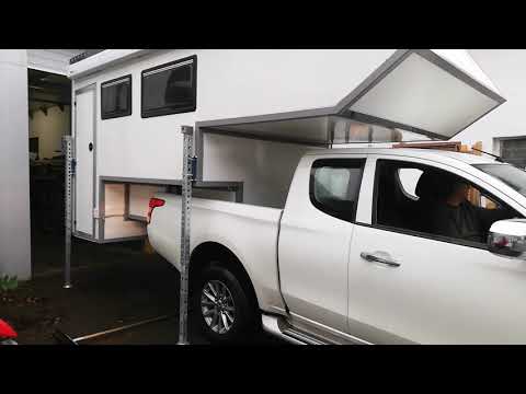 Wohnkabine aufsetzen