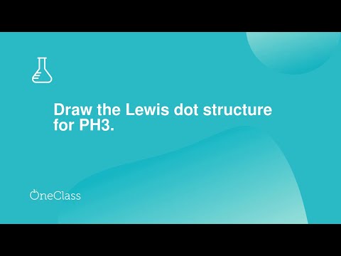 Draw the Lewis dot structure for PH3