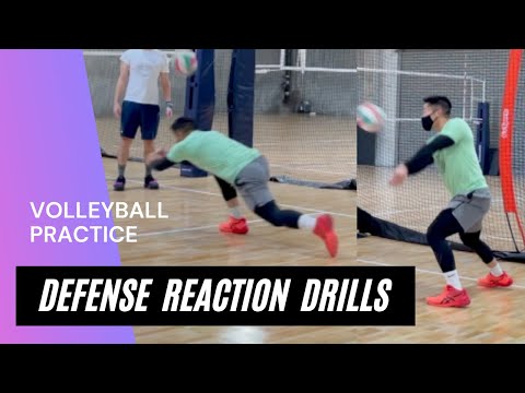 DEFENSE REACTION Time Drills for Volleyball