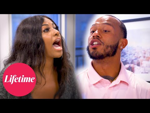 Olajuwon GOES OFF on Katina About Dating App - Married at First Sight (S14, E11) | Lifetime