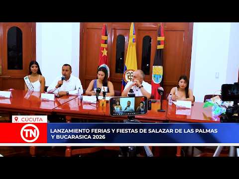 lanzamiento ferias y fiestas de Salazar de las palmas y Bucarasica 2026