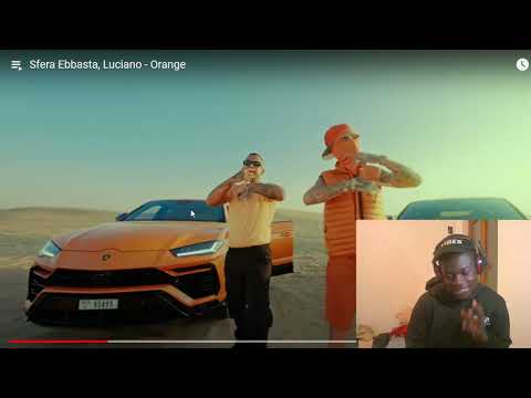 Sfera Ebbasta, Luciano - Orange REACTION