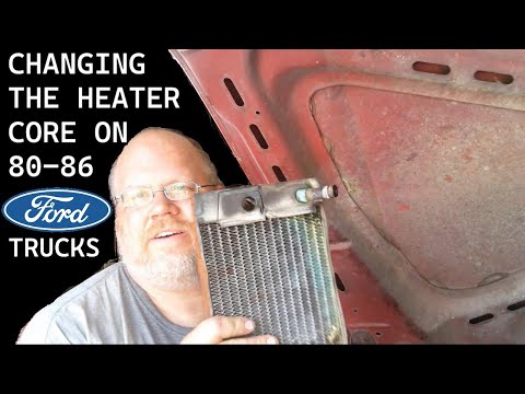 HEATER CORE REPLACEMENT ON A BULLNOSE FORD