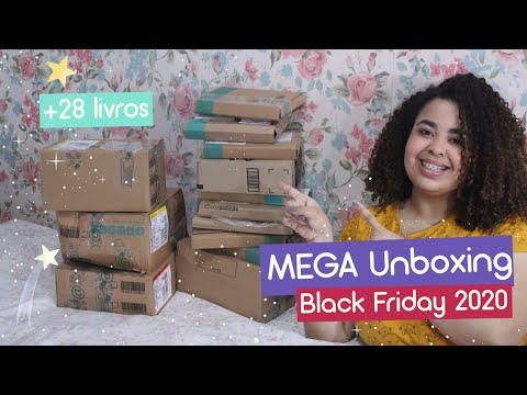MEGA UNBOXING DA BLACK FRIDAY | + 28 livros novos | Estrelado
