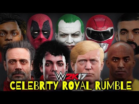 WWE 2K17 - 30 MAN CELEBRITY ROYAL RUMBLE!!!