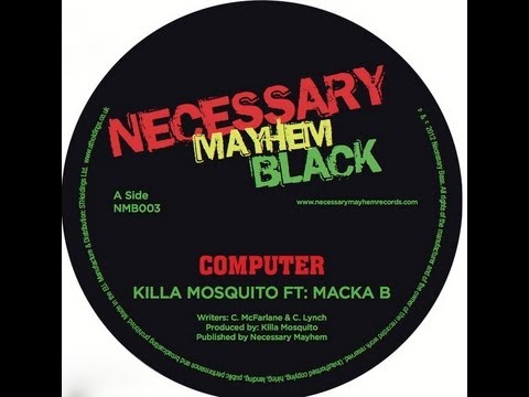 Killa Mosquito Ft: Macka B - Computer (Lyrics Video)