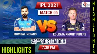 MI VS KKR IPL 2021 | match highlights 23 September #ipl2021 | Mumbai Indians | Kolkata Knight Riders