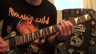 Grave Digger -  Monks Of War (Guitar Cover)