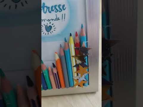 cadeau de fin d'année personnalisé pour maître ou maitresse à moins de 4 euros.