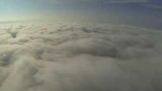 За облаками всегда солнце. Phantom flight above the clouds, SPb region, Russia