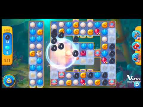 Fishdom. 9595 level no boosters and diamonds. 18 moves