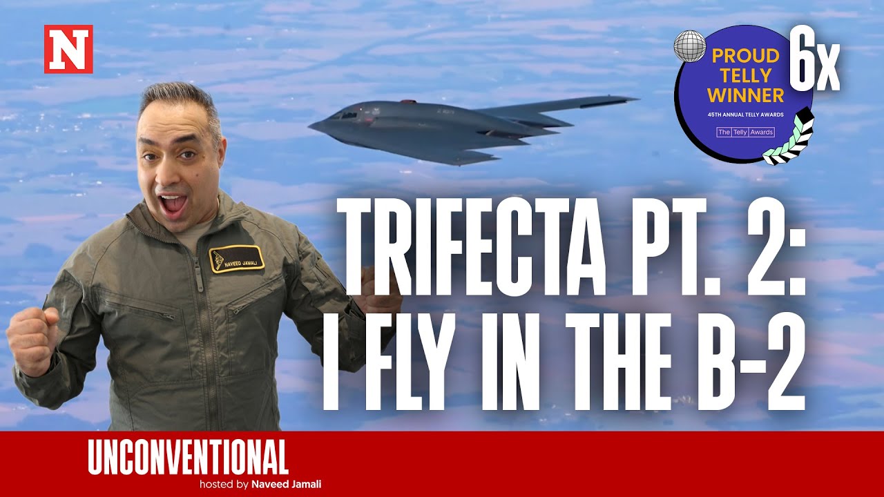 I Fly in the B-2 Stealth Bomber!