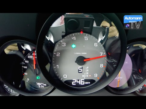 Porsche 991 Carrera S (400hp) - 0-250 km/h acceleration (60FPS)