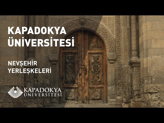 Cappadocia University видео №3