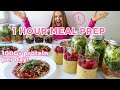 Healthy & High protein Meal Prep in 1 Hour | 100G+ protein per day!