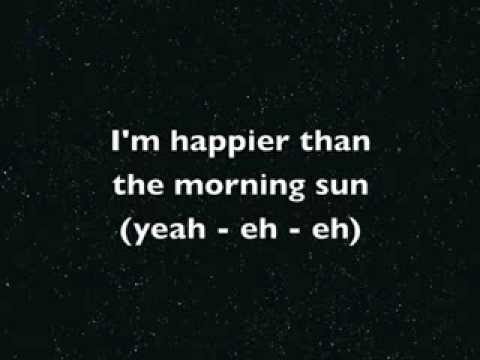 Happier than the Morning Sun by Jon Gibson (with lyrics)