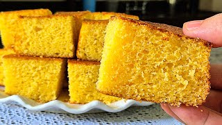 BOLO DE FUBÁ receita raiz SEM TRIGO muito FOFINHO E SABOROSO perfeito com CAFÉ