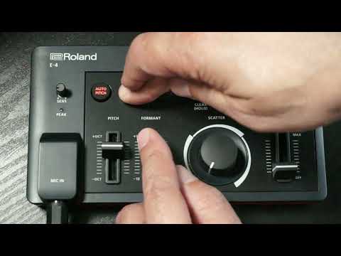 Ubnoxing+quick  look: Roland's E-4 voice tweaker
