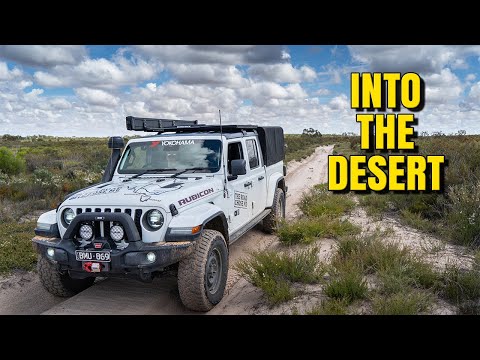 Exploring Big & Little Desert National Parks - Overland Jeep Gladiator around Australia
