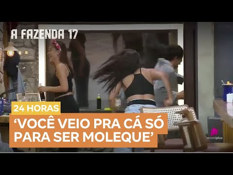 ‘Você veio pra cá só para ser moleque’, dispara Yoná para Dudu | A Fazenda 17
