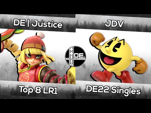 DE | Justice (Min Min) vs. JDV (Pac Man) | Domino Effect 22 | Smash Ultimate Losers Eighths
