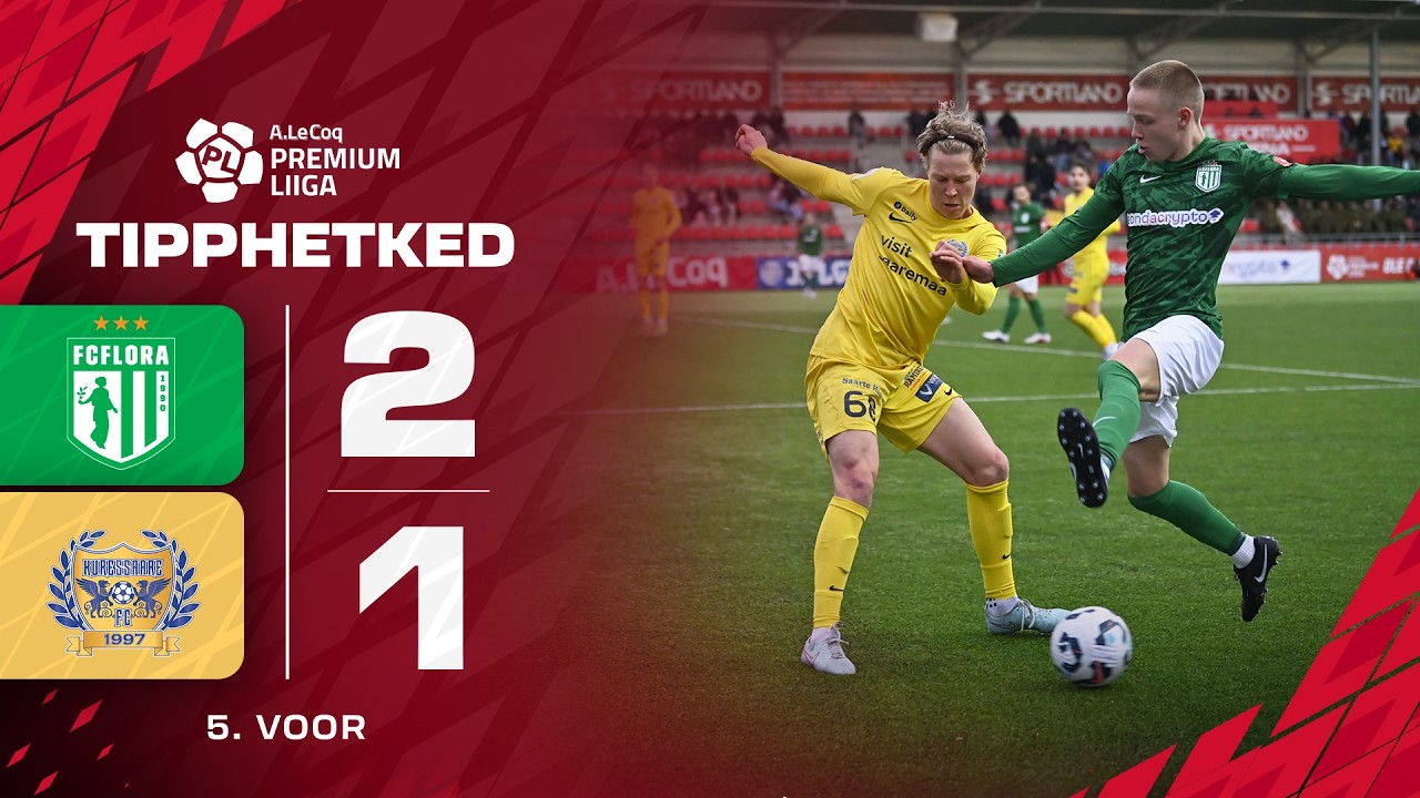 Flora Tallinn vs Kuressaare Highlights