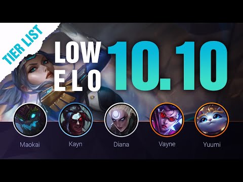 LOW ELO LoL Tier List Patch 10.10 by Mobalytics - League of Legends Season 10