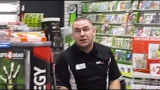 This Man Flips Out About his Job at GameStop