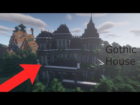 How To Build A Gothic/Haunted House In Minecraft! | Block For Block Tutorial