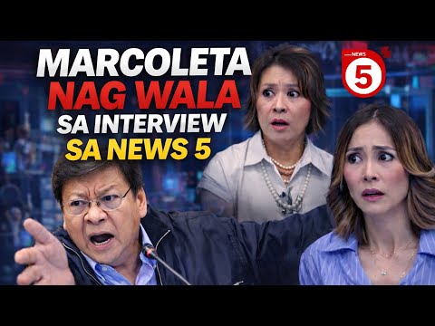 MARCOLETA NAG WALA SA INTERVIEW SA TV 5?