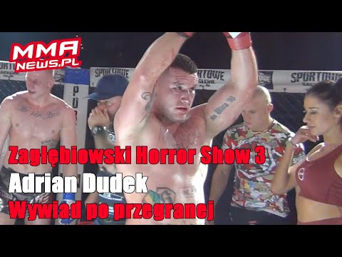Adrian Dudek po krwawej przegranej: "Dwa tygodnie przed walką złamałem palec." | ZHS3