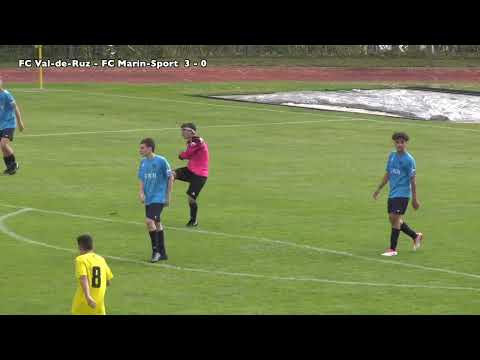 27 08 2022 Championnat Juniors B  FC Val de Ruz   FC Marin Sport  6 - 0- (3- 0)