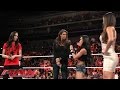 Stephanie McMahon Causes Unrest In The Divas Division Raw Sept 1 2014