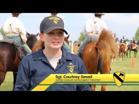 Horse Cavalry Detachment in 2023 National Cavalry Competition