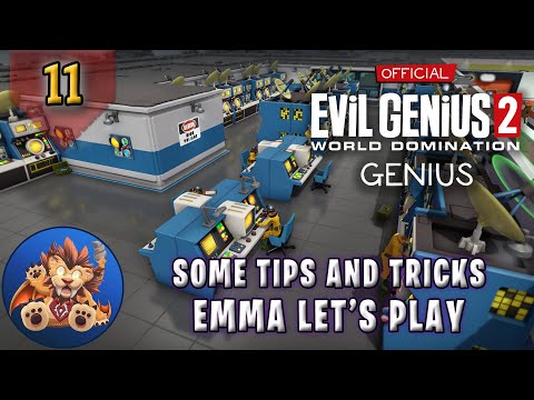 Evil Genius 2 Emma - Tips and Tricks for your Lair - Project VENOM - Lets Play - EP11