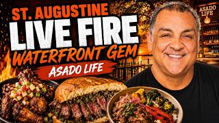 St Augustine Food: This Spot is Next Level 🔥 Asado Life | Waterfront Dining + Bourbon Room