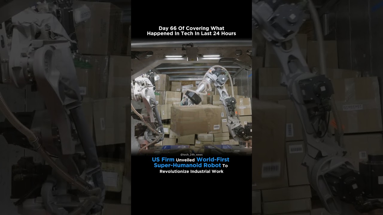 World-First Super-Humanoid Robot Set to Revolutionize Industrial Work