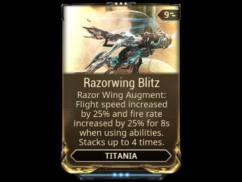 Warframe Augment: Titania Klingenflügel-Blitz [Deutsch/German]