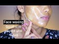 Face waxing at home/මුහුණේ අනවශ්ය රෝම ඉවත් කරමු Face waxing at home/මුහුණේ අනවශ්ය රෝම ඉවත් කරමු