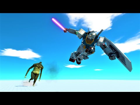 Beast Titan vs robot & monster Animal Revolt Battle Simulator