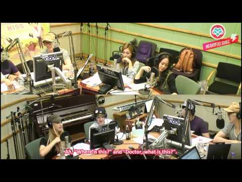[HeartfxSubs] 120619 f(x) - Super Junior's Kiss The Radio 1/4 (eng)