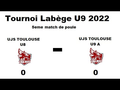 UJS Toulouse U8 vs UJS Toulouse U9 A . Tournoi U9 Labège Mars 2022