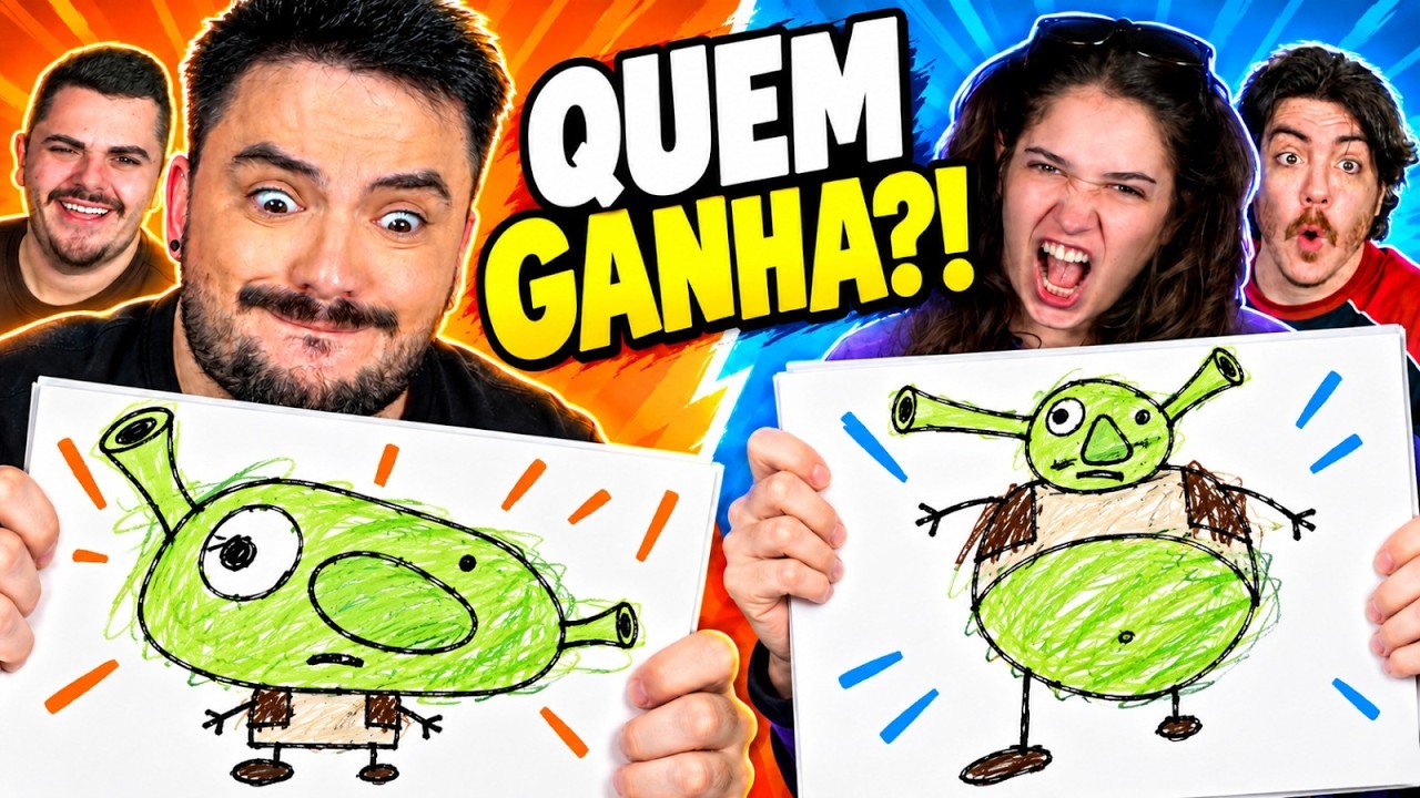 UM NARRA, O OUTRO DESENHA - IMPOSSÍVEL NÃO RIR!