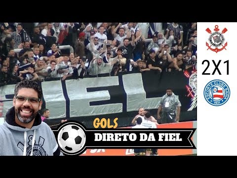 GOLS FILMADOS DA TORCIDA - Destaque DANILO - Corinthians 2x1 Bahia