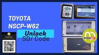 2022 Toyota NSCP W62 Radio Navigation Unlock ERC English Narration - ERC Toyota unlock