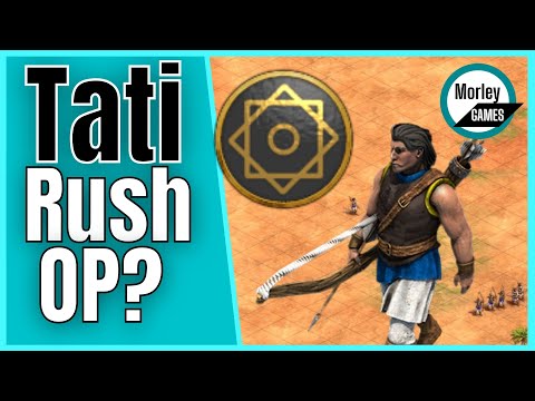 The Tati Rush Build Order! AOE2 Saracens Archer Rush (by Tatoh)