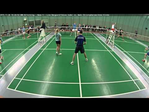 HBK M-Turnring - Bane 5 - Line Nørgaard/Tobias Suder vs. Mads Christophersen/Anna Klinke