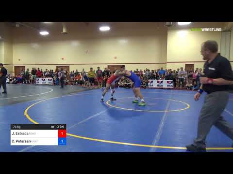 2018 Marine Corps US Open/Masters B Greco Roman 78 Semis - Jeffery Estrada (Sons) Vs. Cort Peterse