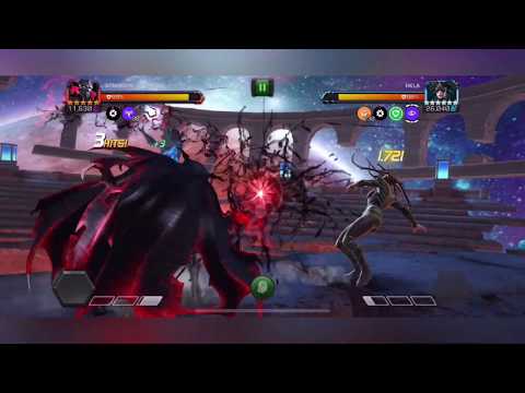 Act 5.4.3 Boss Fight vs Hela (Unblockable Sp 1 & 2, Fury, Unstoppable) counter with Symbiote Supreme